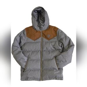 Vans Men's Gray puffer Jacket
